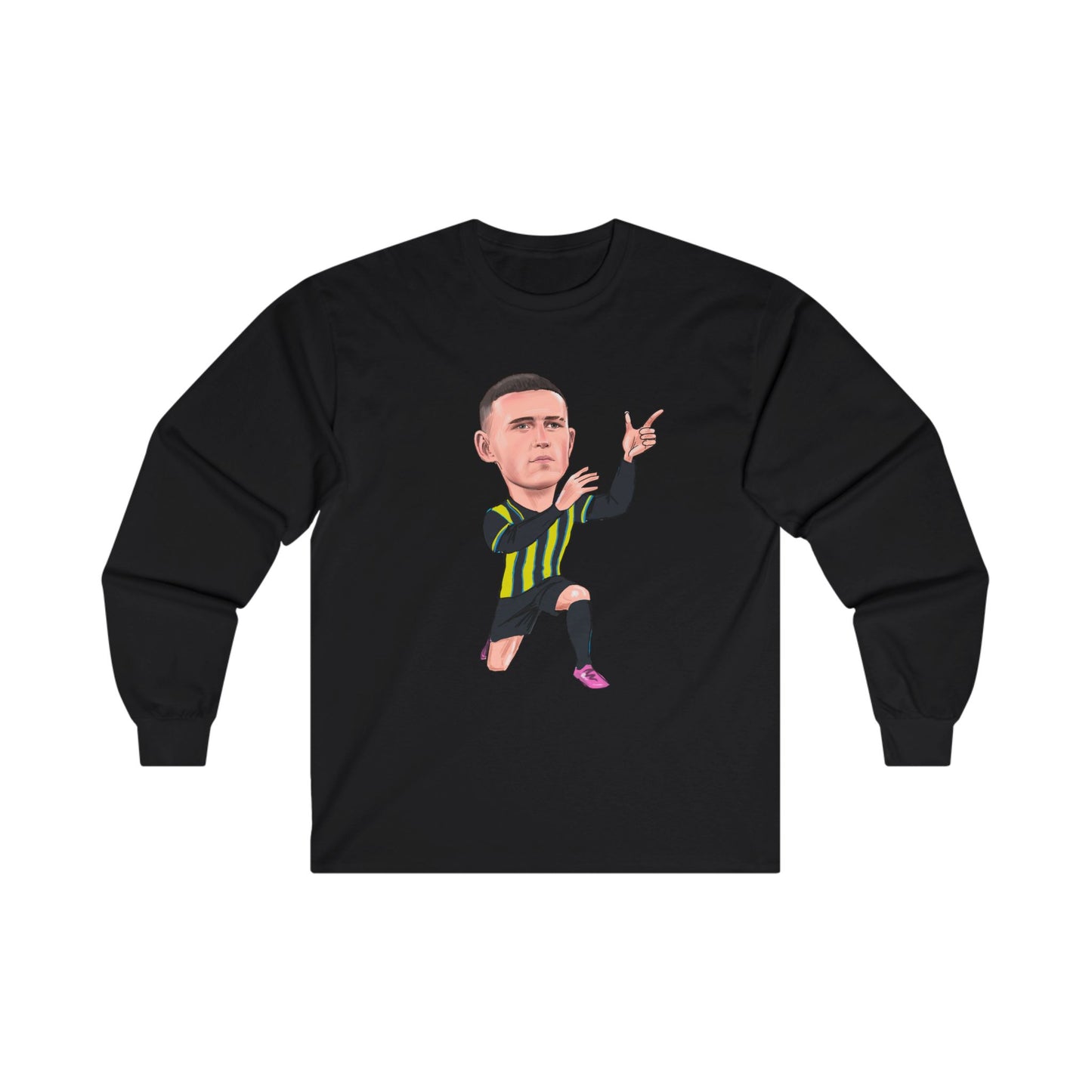 Phil Foden - Manchester City Away Kit -  Long Sleeve T-Shirt