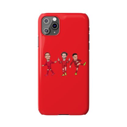 Mo Salah, Virgil Van Dijk & Trent Alexander-Arnold - Liverpool - Phone Case