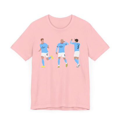 Kevin De Bruyne, Erling Haaland & John Stones - Manchester City - T-Shirt