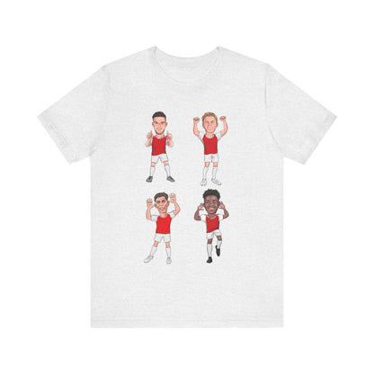 Declan Rice, Martin Ødegaard, Kai Havertz & Bukayo Saka - Arsenal - T-Shirt