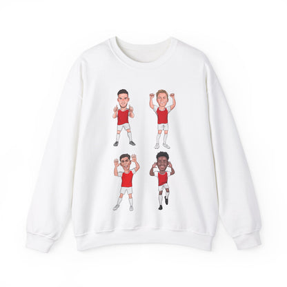 Declan Rice, Martin Ødegaard, Kai Havertz & Bukayo Saka - Arsenal - Sweatshirt