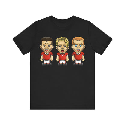 Roy Keane - David Beckham - Paul Scholes - Manchester United - T-Shirt