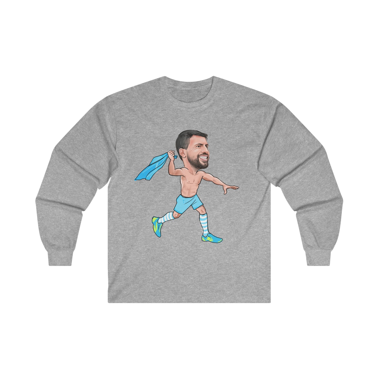 Sergio Agüero - Manchester City - Long Sleeve T-Shirt