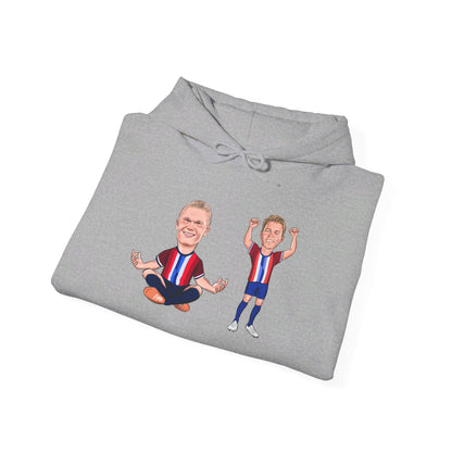 Erling Haaland & Martin Ødegaard - Norway - Hoodie