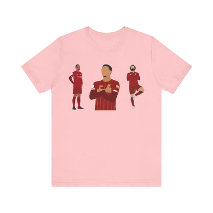 Virgil Van Dijk - Trent Alexander-Arnold - Mo Salah  - Liverpool - T-Shirt