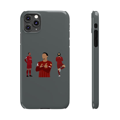 Virgil Van Dijk - Trent Alexander-Arnold - Mo Salah - Liverpool - Phone Case