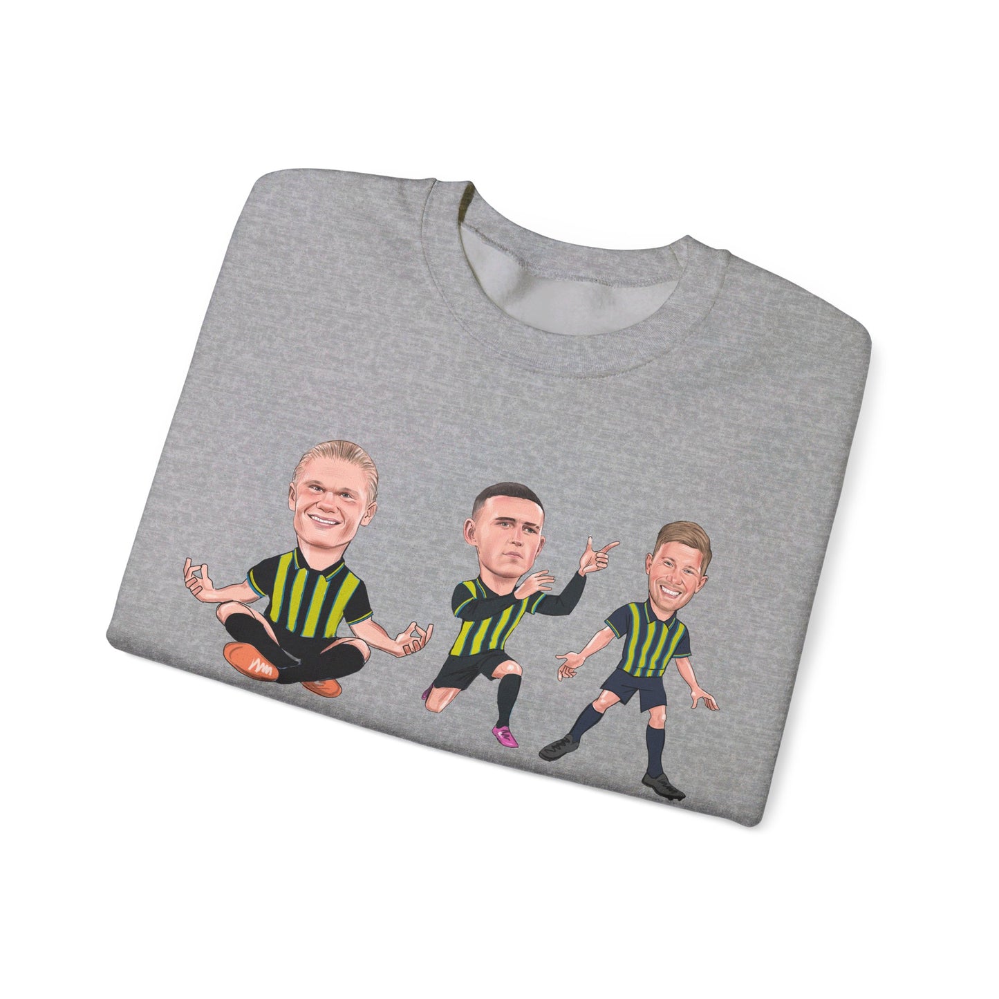 Erling Haaland, Phil Foden & Kevin De Bruyne - Manchester City Away Kit - Sweatshirt