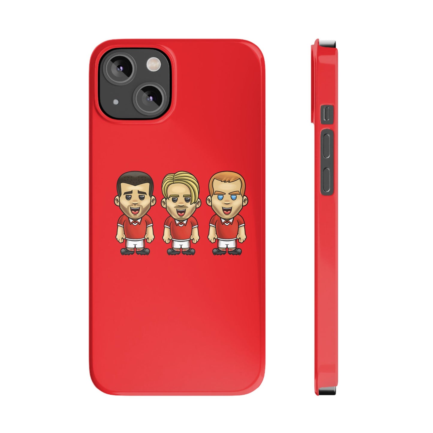 Paul Scholes, Roy Keane & David Beckham - Manchester United - Phone Case