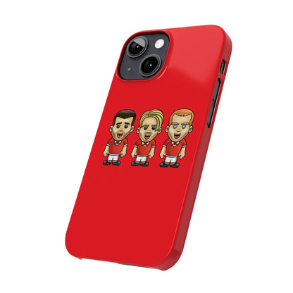 Paul Scholes, Roy Keane & David Beckham - Manchester United - Phone Case