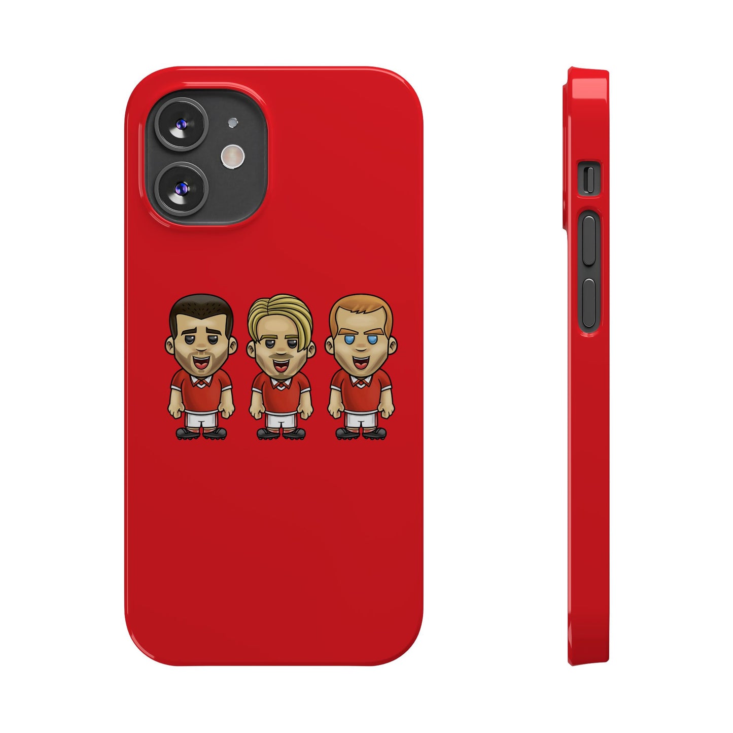 Paul Scholes, Roy Keane & David Beckham - Manchester United - Phone Case