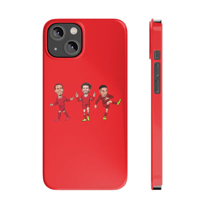 Mo Salah, Virgil Van Dijk & Trent Alexander-Arnold - Liverpool - Phone Case