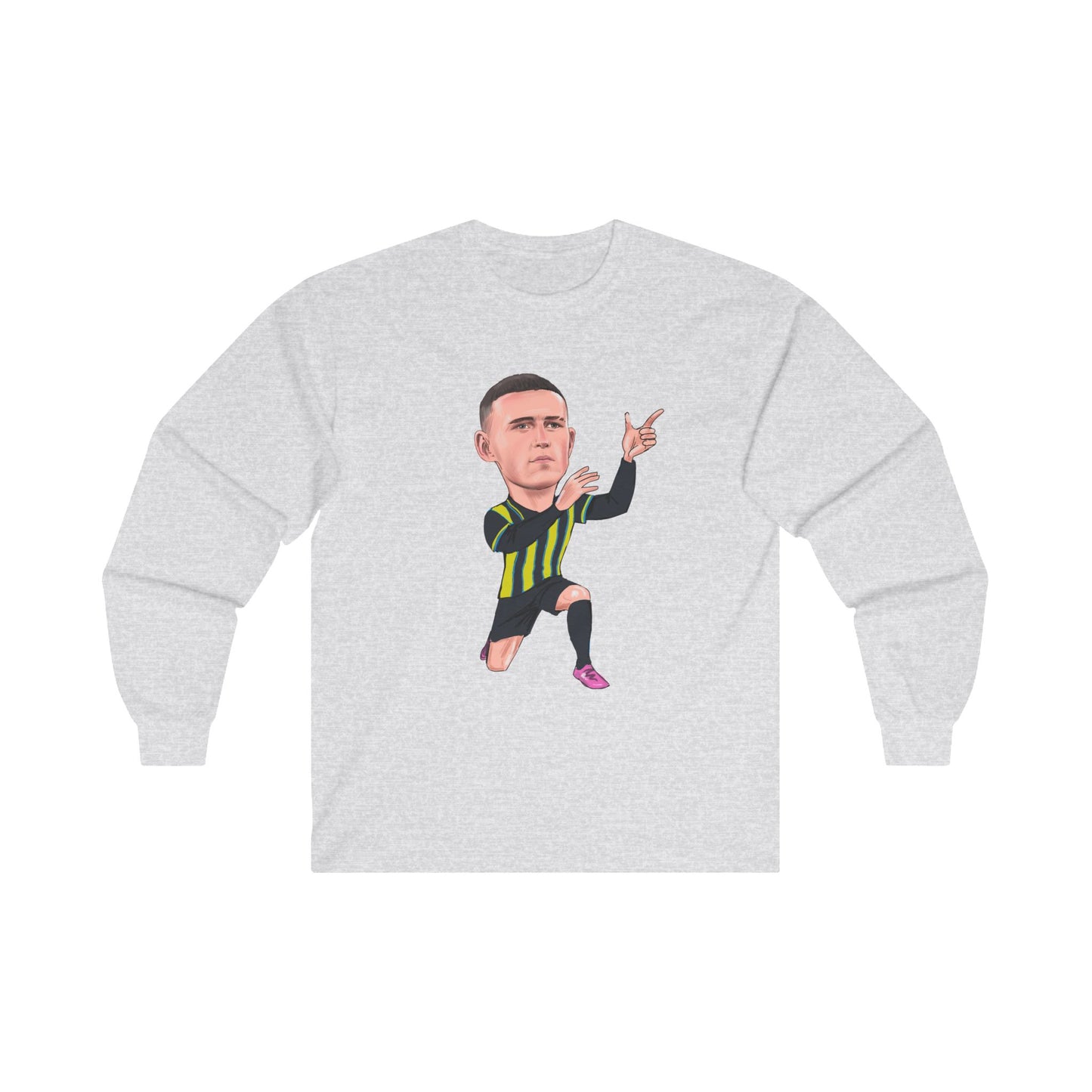 Phil Foden - Manchester City Away Kit -  Long Sleeve T-Shirt