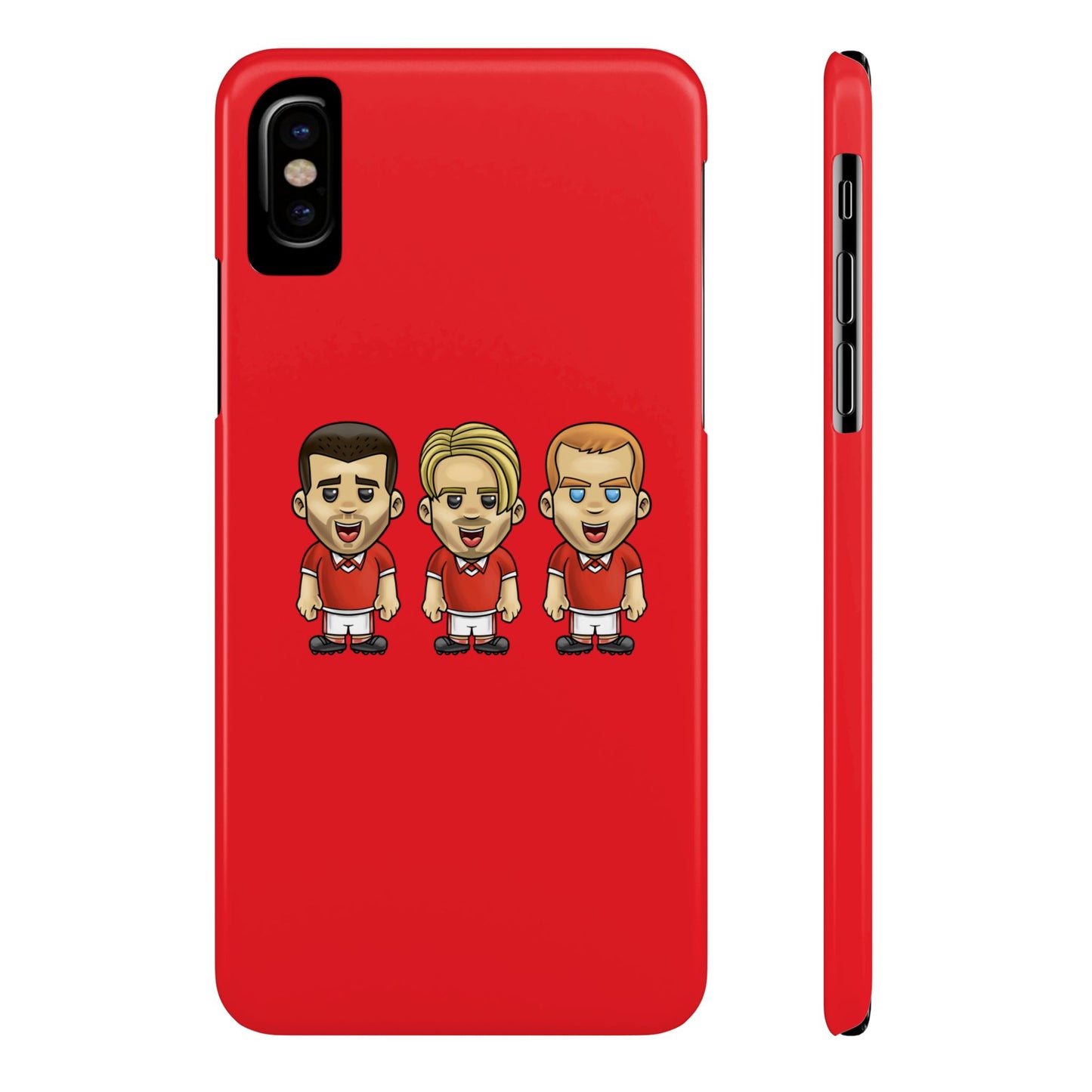 Paul Scholes, Roy Keane & David Beckham - Manchester United - Phone Case