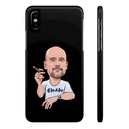 Pep Guardiola - Manchester City - 4 In A Row - Phone Case