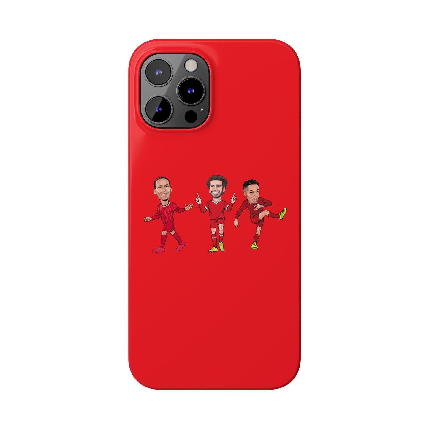 Mo Salah, Virgil Van Dijk & Trent Alexander-Arnold - Liverpool - Phone Case