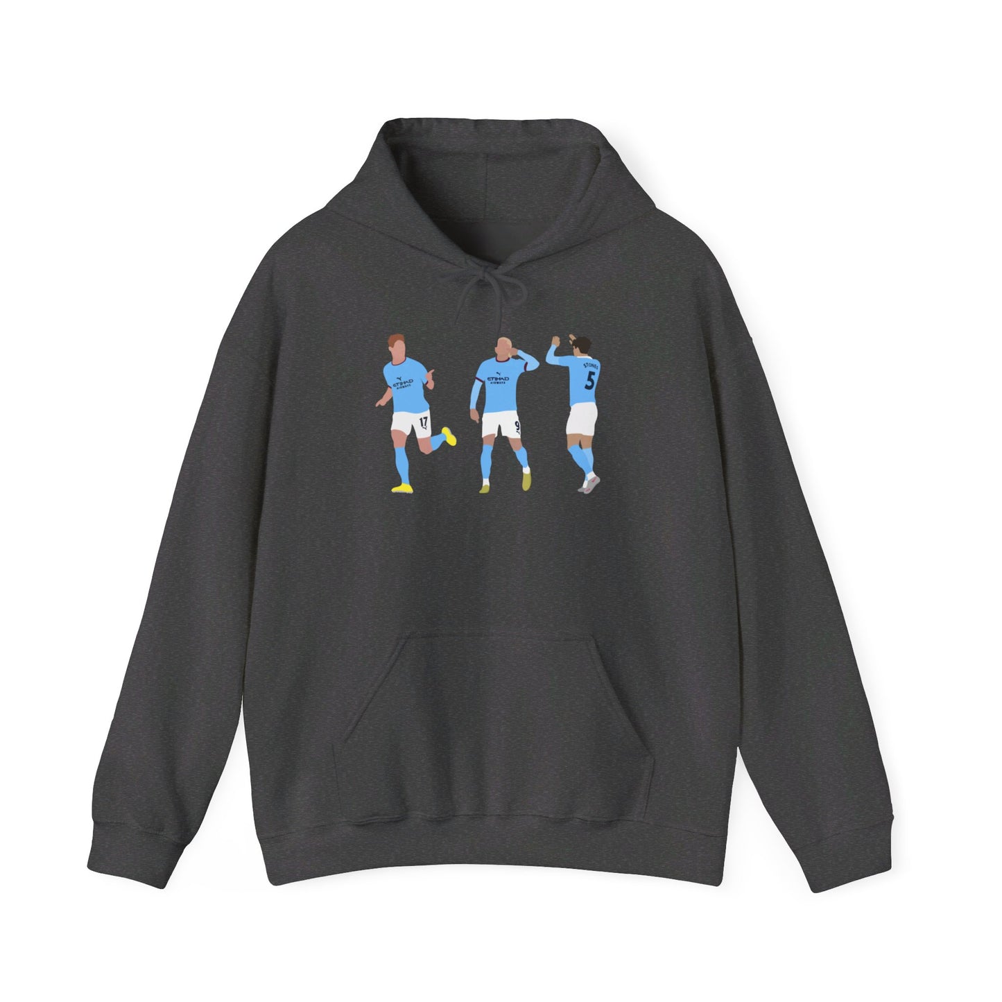 Kevin De Bruyne, Erling Haaland & John Stones - Manchester City - Hoodie