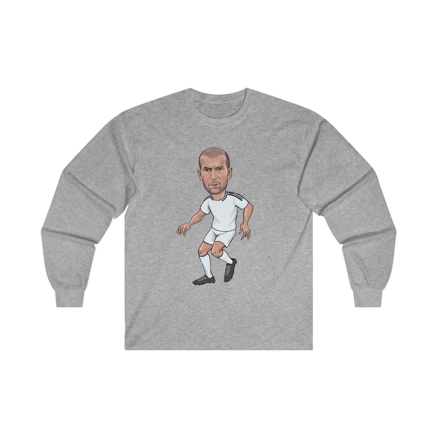 Zinedine Zidane - Real Madrid -  Long Sleeve T-Shirt