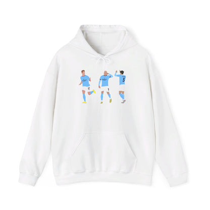 Kevin De Bruyne, Erling Haaland & John Stones - Manchester City - Hoodie