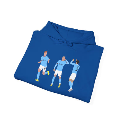 Kevin De Bruyne, Erling Haaland & John Stones - Manchester City - Hoodie