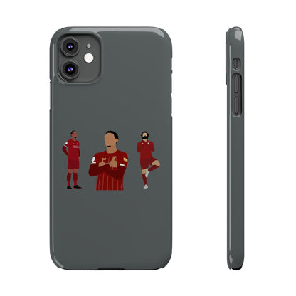 Virgil Van Dijk - Trent Alexander-Arnold - Mo Salah - Liverpool - Phone Case