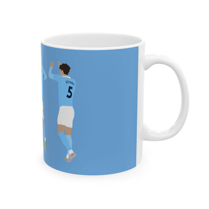 John Stones, Erling Haaland & Kevin De Bruyne - Mug