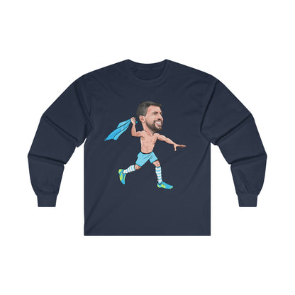 Sergio Agüero - Manchester City - Long Sleeve T-Shirt