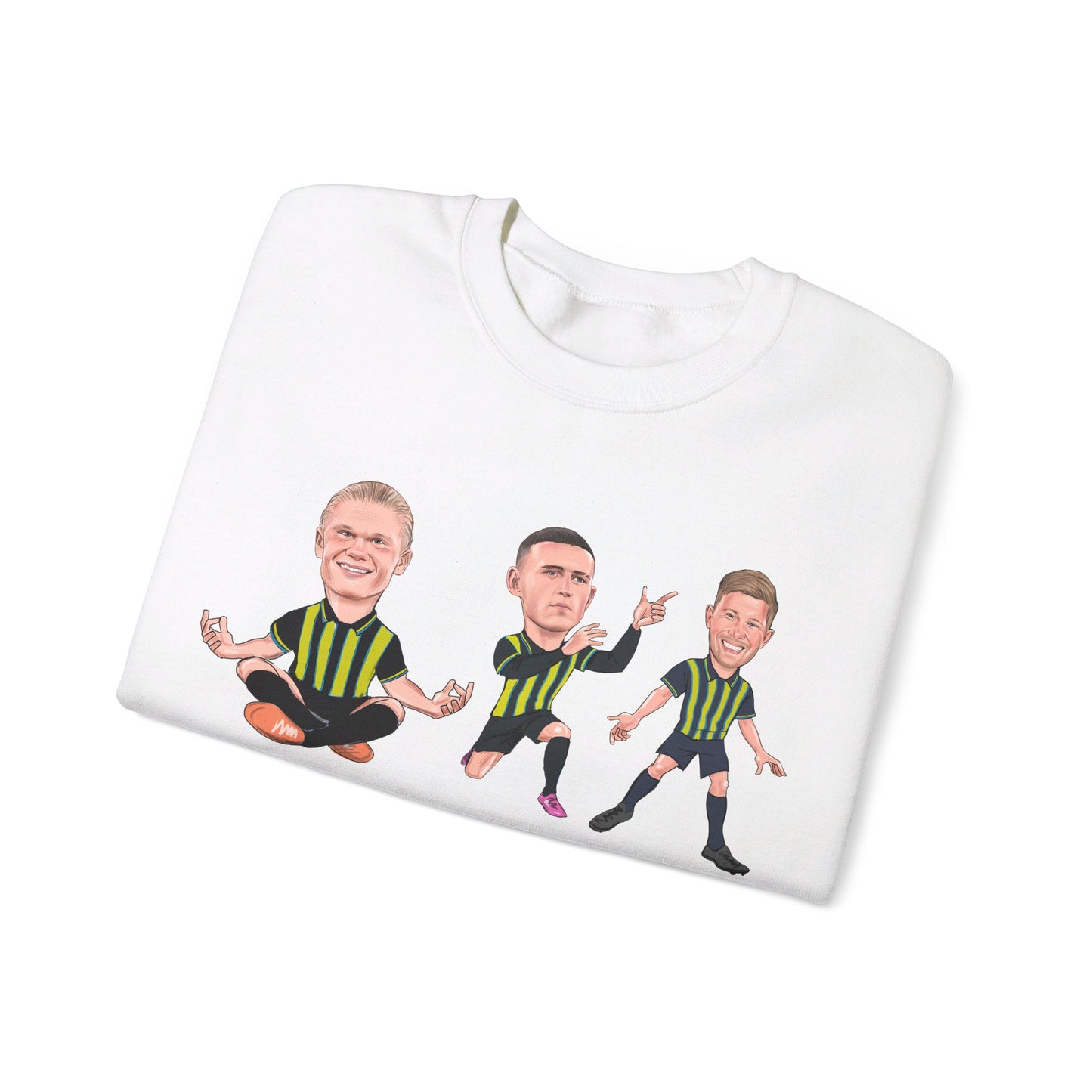 Erling Haaland, Phil Foden & Kevin De Bruyne - Manchester City Away Kit - Sweatshirt