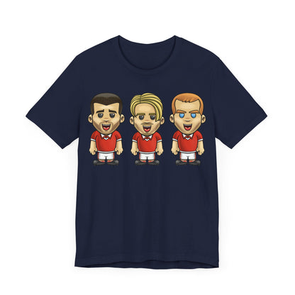 Roy Keane - David Beckham - Paul Scholes - Manchester United - T-Shirt