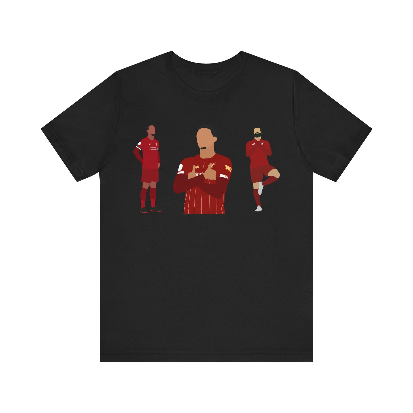 Virgil Van Dijk - Trent Alexander-Arnold - Mo Salah  - Liverpool - T-Shirt