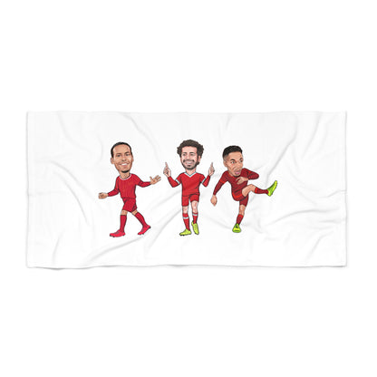 Mo Salah, Virgil Van Dijk & Trent Alexander Arnold - Liverpool - Beach Towel