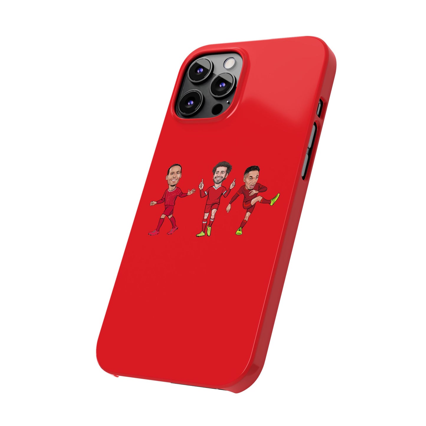 Mo Salah, Virgil Van Dijk & Trent Alexander-Arnold - Liverpool - Phone Case