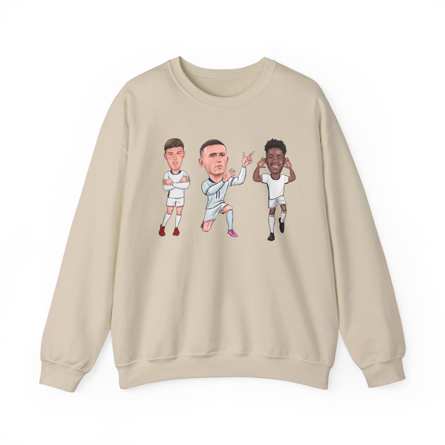 Cole Palmer, Phil Foden & Bukayo Saka  - England - Sweatshirt