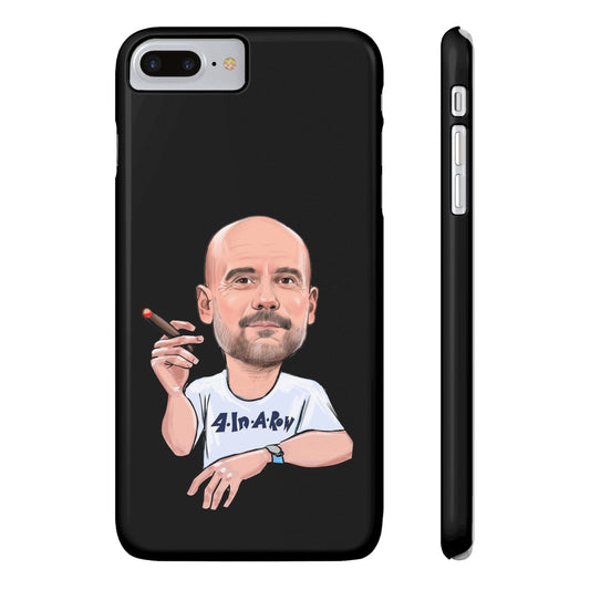 Pep Guardiola - Manchester City - 4 In A Row - Phone Case