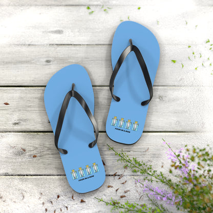 Manchester City - 4-In-A-Row - Flip Flops