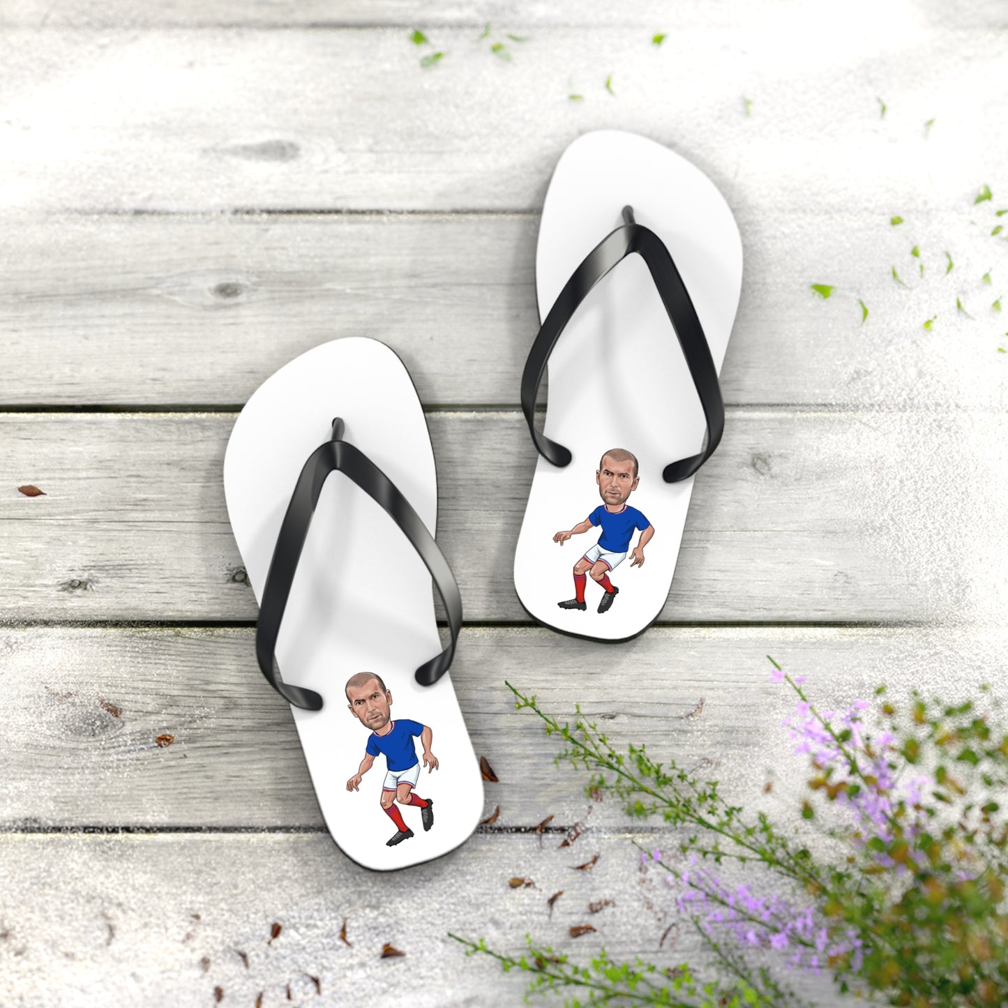 Zinedine Zidane - France - Flip Flops