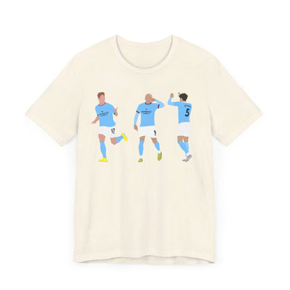 Kevin De Bruyne, Erling Haaland & John Stones - Manchester City - T-Shirt