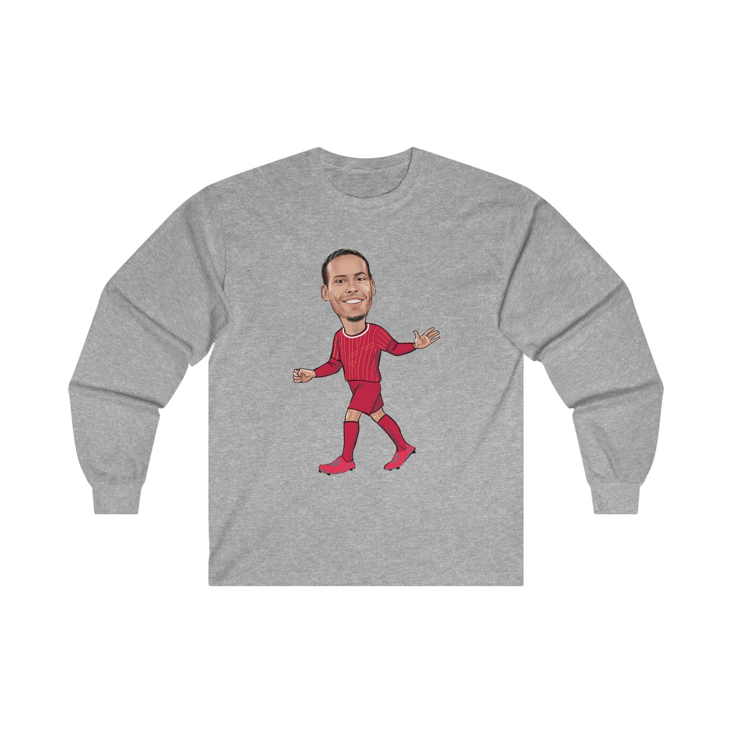 Virgil Van Dijk - Liverpool - Long Sleeve T-Shirt