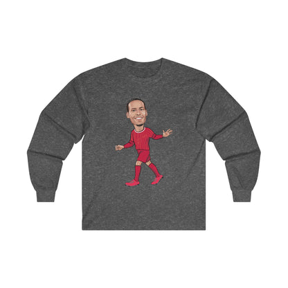 Virgil Van Dijk - Liverpool - Long Sleeve T-Shirt