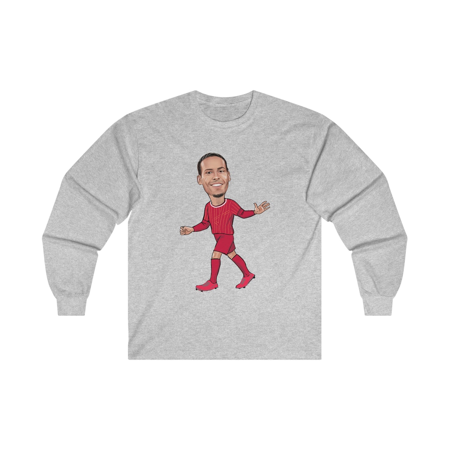 Virgil Van Dijk - Liverpool - Long Sleeve T-Shirt