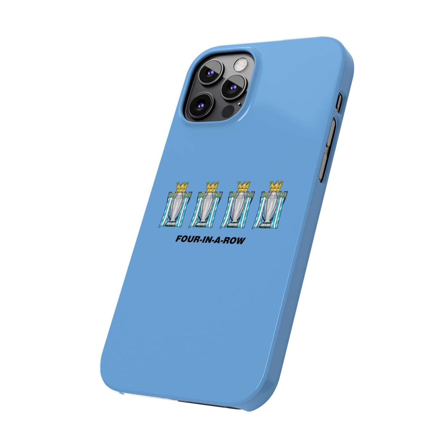 Manchester City - Four In A Row - Phone Case