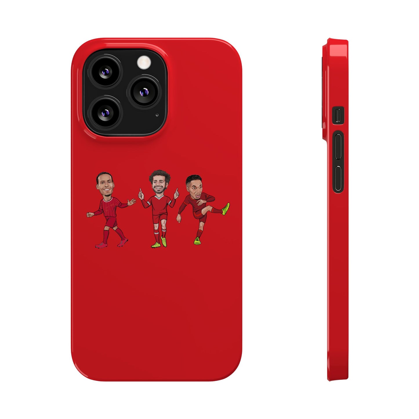 Mo Salah, Virgil Van Dijk & Trent Alexander-Arnold - Liverpool - Phone Case