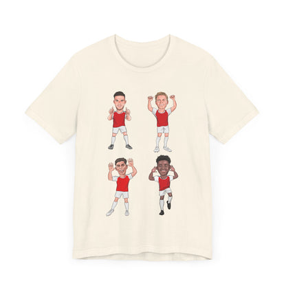 Declan Rice, Martin Ødegaard, Kai Havertz & Bukayo Saka - Arsenal - T-Shirt