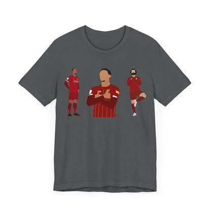 Virgil Van Dijk - Trent Alexander-Arnold - Mo Salah  - Liverpool - T-Shirt