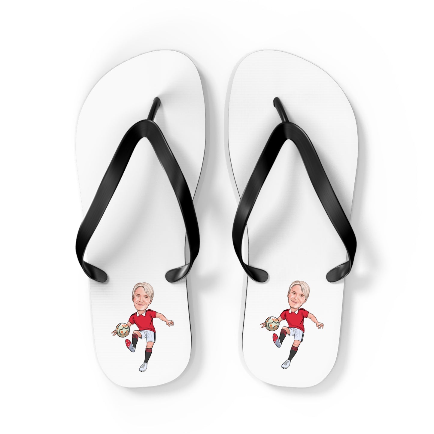 David Beckham - Manchester United - Flip Flops