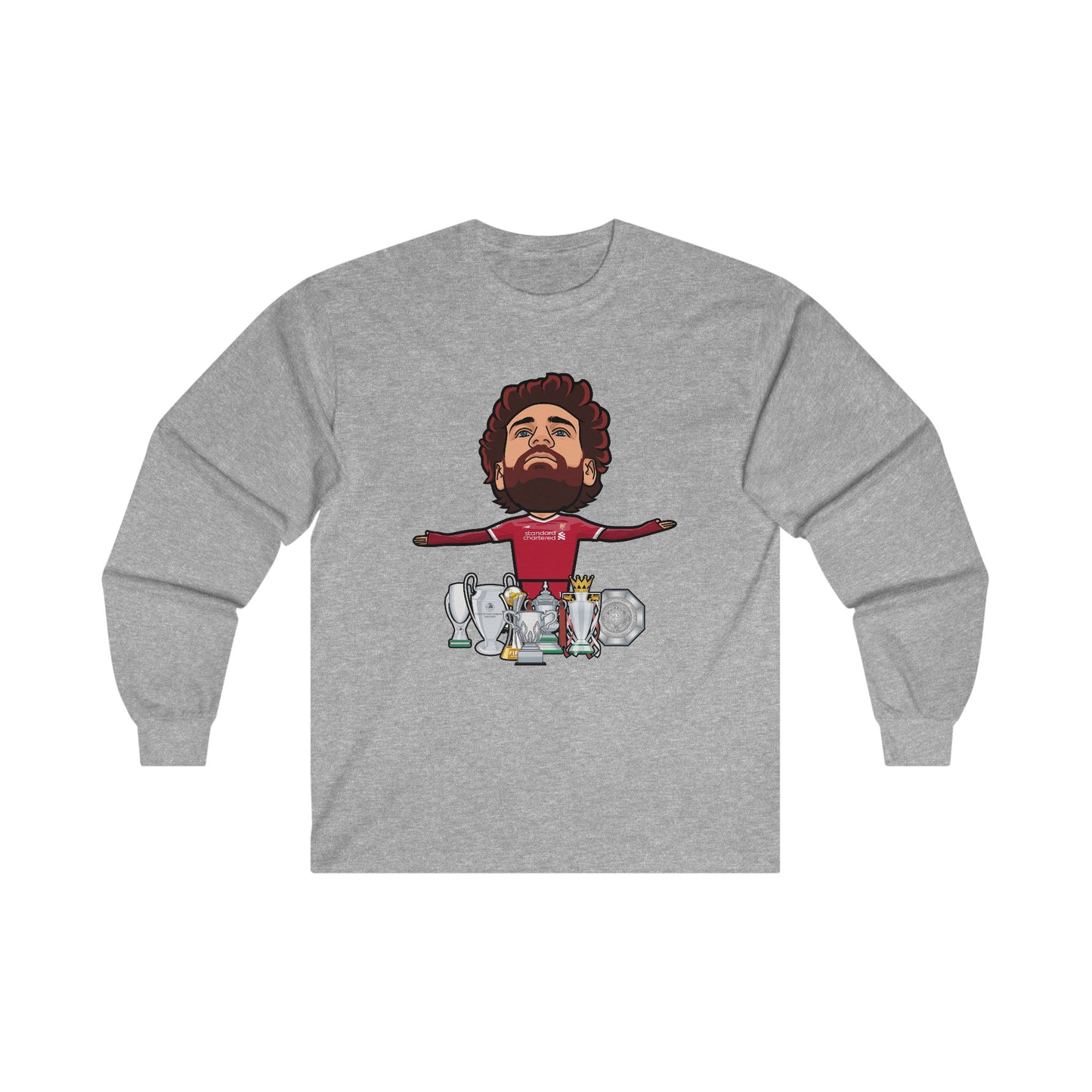 Mo Salah - Liverpool - Long Sleeve T-Shirt