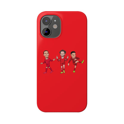 Mo Salah, Virgil Van Dijk & Trent Alexander-Arnold - Liverpool - Phone Case