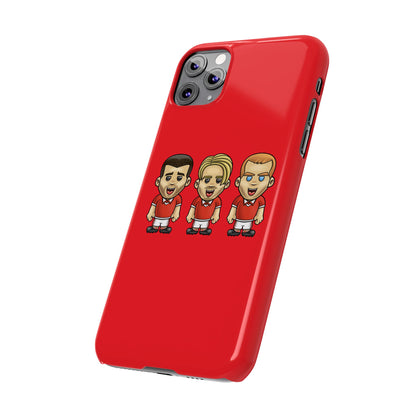 Paul Scholes, Roy Keane & David Beckham - Manchester United - Phone Case