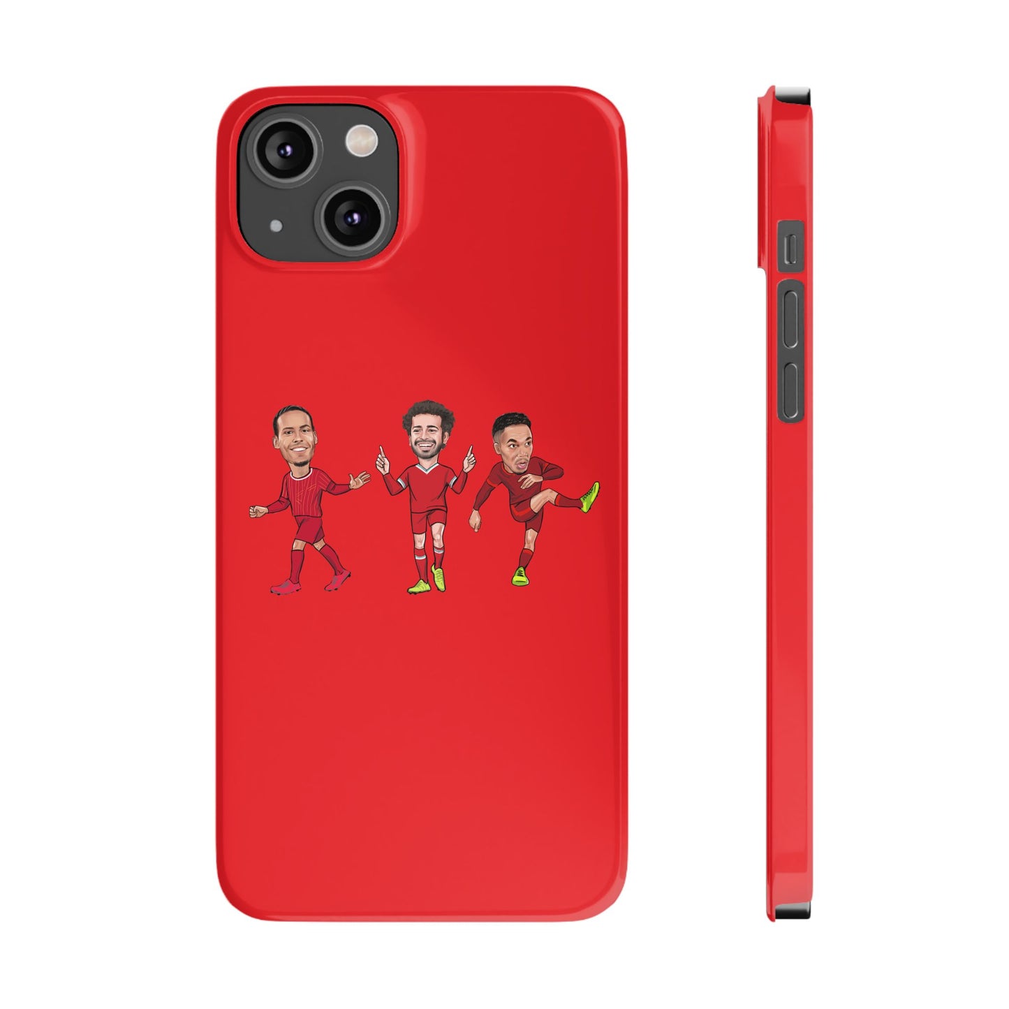 Mo Salah, Virgil Van Dijk & Trent Alexander-Arnold - Liverpool - Phone Case