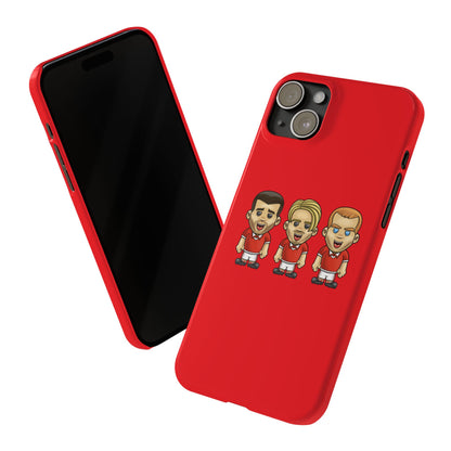 Paul Scholes, Roy Keane & David Beckham - Manchester United - Phone Case