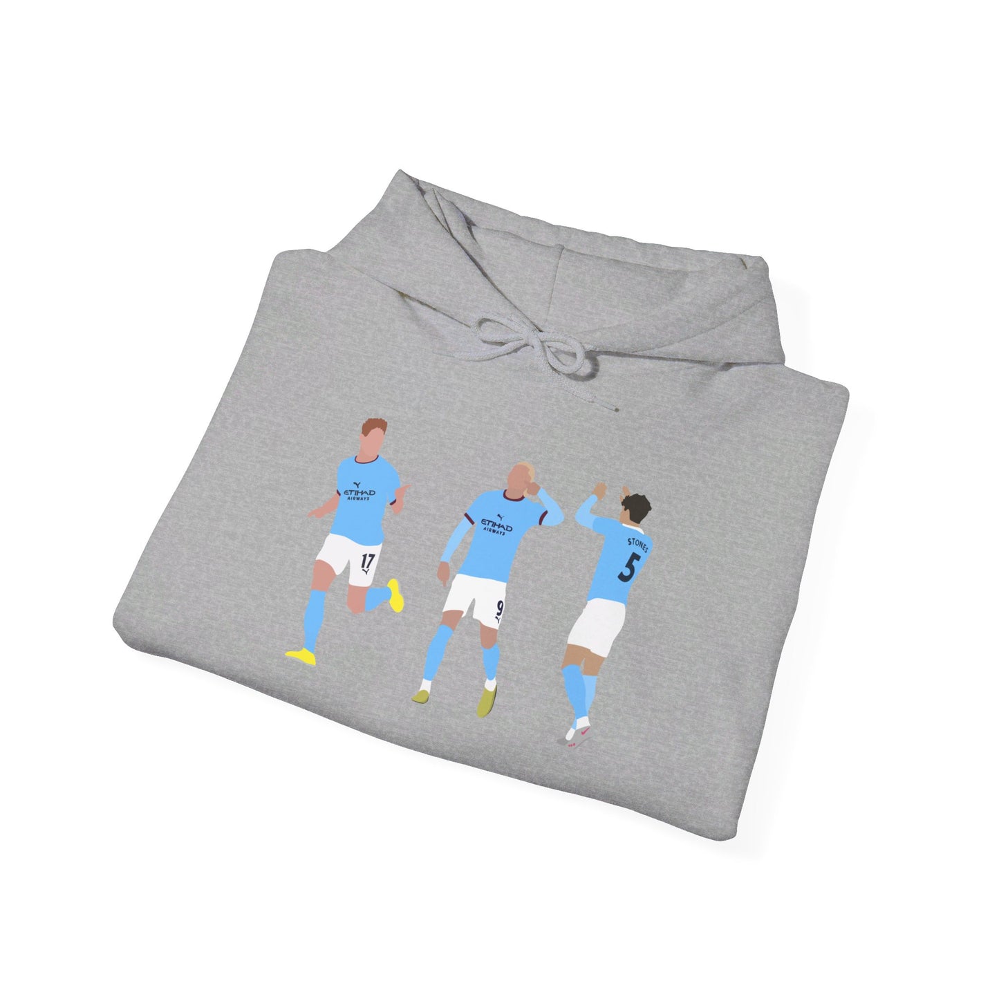 Kevin De Bruyne, Erling Haaland & John Stones - Manchester City - Hoodie